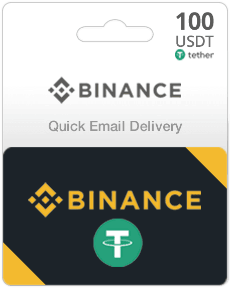 100 USDT Tether Binance Gift Card