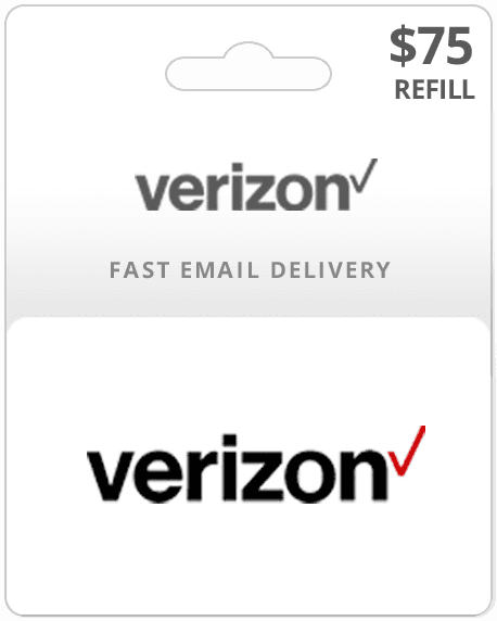 $75 Verizon Prepaid Gift Card