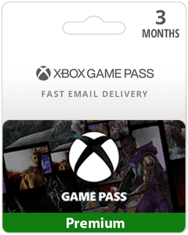 3 Month Xbox Game Pass Premium Membership Card (Email Delivery)