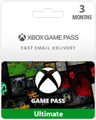 3 Month Xbox Game Pass Ultimate w/ Xbox Live (Email Delivery)