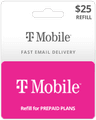$25 T-Mobile Prepaid Gift Card